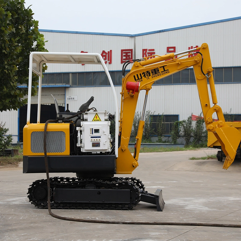 Small electric excavator