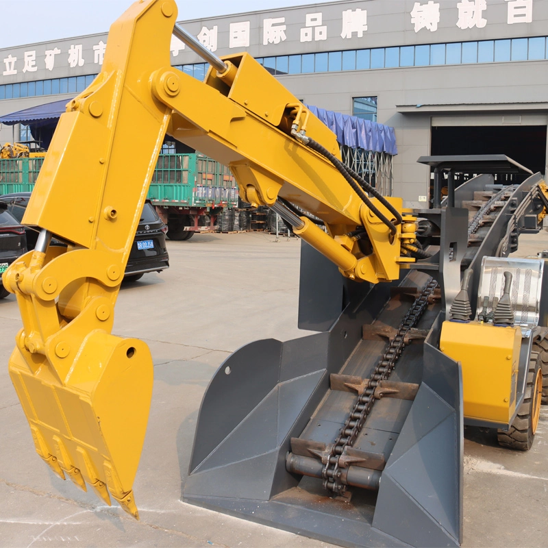 High-quality wheeled slag raking machine for tunnels